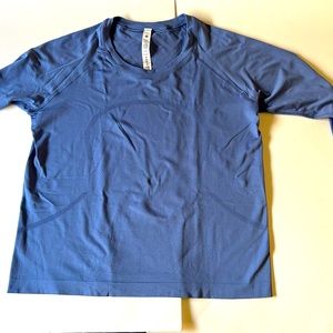 Lululemon Swiftly Tech Race Length Long Sleeve T-shirt 10 Water Drop